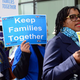 Immigration supporters march in Los Angeles. (Frederic J. Brown/Getty Images)